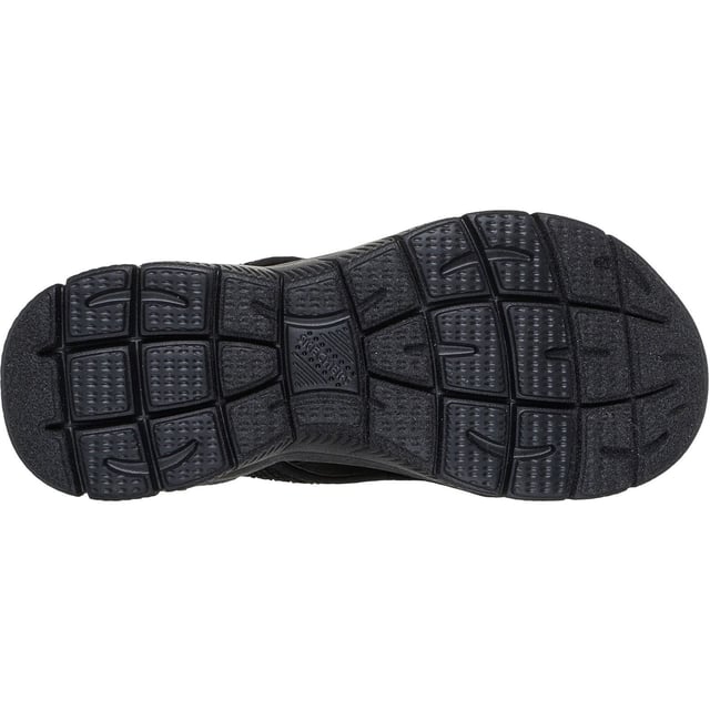 Enjoy sunny days in breezy comfort with Skechers Hands Free Slip-ins: Summits - Sweetly Evolved. Designed with our Hands-free Skechers Slip-ins back heel, this slingback sandal features a knitted strap upper with a cushioned Yoga Foam footbed.