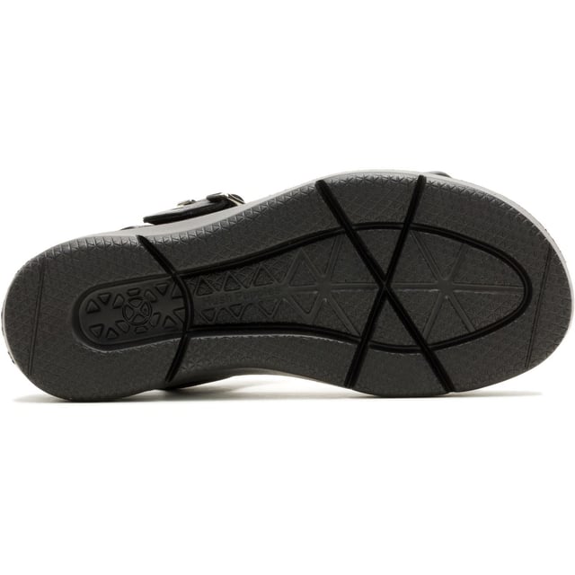 Hush Puppies Uplift Leather Women's Black Sandals Get moving with the Uplift, featuring an ergonomic design with The Body Shoe Flex for natural movement, and our springy MEGABounce outsole and Bounce footbed for ultimate comfort, you'll stay active whilst looking great all day long