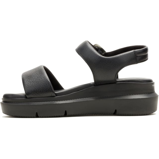 Hush Puppies Uplift Leather Women's Black Sandals Get moving with the Uplift, featuring an ergonomic design with The Body Shoe Flex for natural movement, and our springy MEGABounce outsole and Bounce footbed for ultimate comfort, you'll stay active whilst looking great all day long