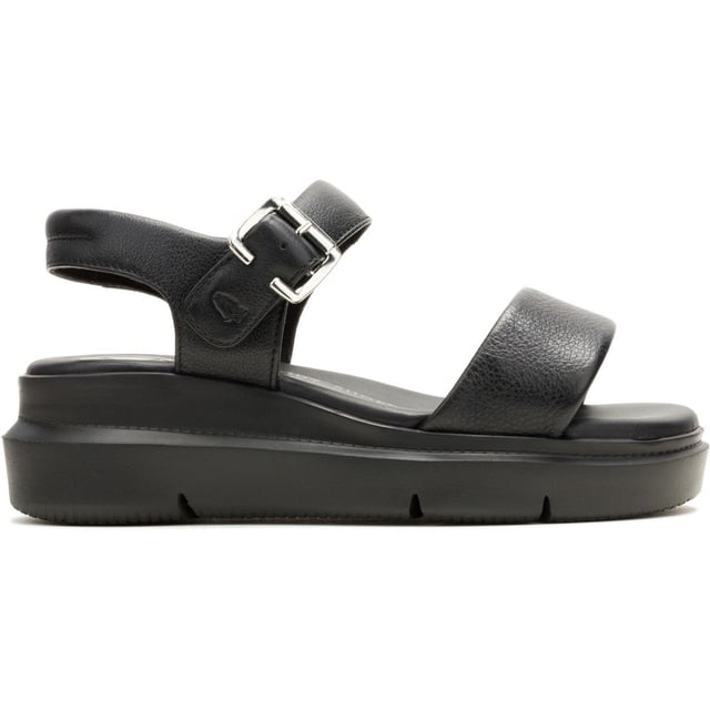Hush Puppies Uplift Leather Women's Black Sandals Get moving with the Uplift, featuring an ergonomic design with The Body Shoe Flex for natural movement, and our springy MEGABounce outsole and Bounce footbed for ultimate comfort, you'll stay active whilst looking great all day long