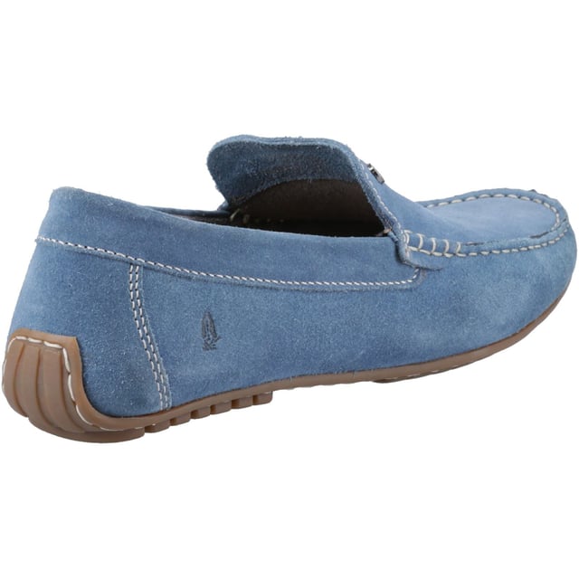 Hush Puppies Ralph Suede Leather Men's Blue Loafers A quality suede loafer for easy to wear casual style, with a breathable textile lining and a cushion comfort flexible sole