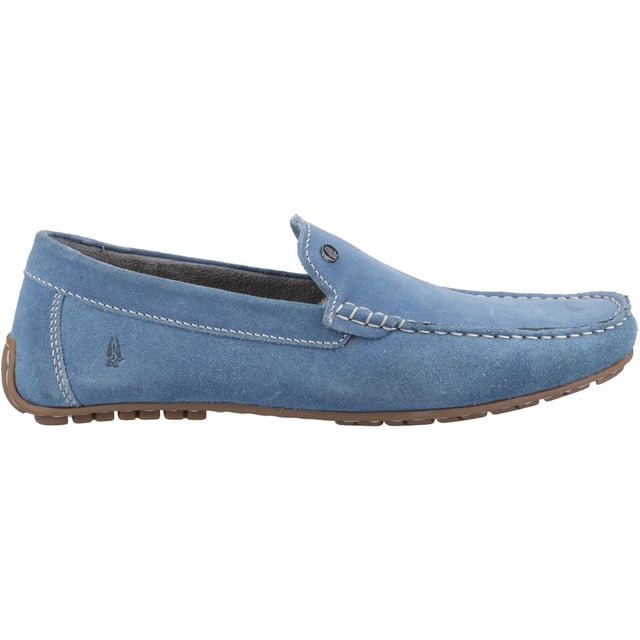 Hush Puppies Ralph Suede Leather Men's Blue Loafers A quality suede loafer for easy to wear casual style, with a breathable textile lining and a cushion comfort flexible sole