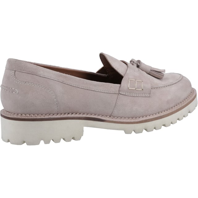 Hush Puppies Ginny Suede Women's Taupe Loafers Zero G Built with super-lightweight materials, this EVA outsole keeps your feet at ease all day long