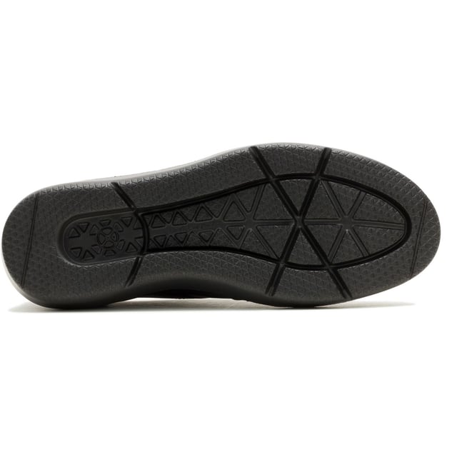 Hush Puppies Joy Leather Women's Black/Black Brogues Shoes Classic styling meets modern tech with the Joy Wingtip Lace, an ergonomic design with The Body Shoe Flex for natural movement, our super springy Mega Bounce outsole and Bounce footbed for comfort, and made with recycled materials