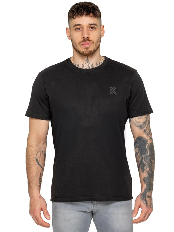 Upgrade your essentials with the Kruze Men’s T-Shirt, a set of five versatile tees designed for all-day comfort and classic style. Made from premium cotton, these t-shirts offer a soft, breathable feel, ideal for any season. Featuring a regular fit with a crew neck and short sleeves, each shirt provides a comfortable and flattering silhouette that pairs well with jeans, joggers, or shorts. The Kruze branding on the chest adds a touch of understated style, making these tees easy to dress up or down. Perfect for layering or wearing solo, this five-pack offers both quality and convenience, making it a must-have for any wardrobe. (159)