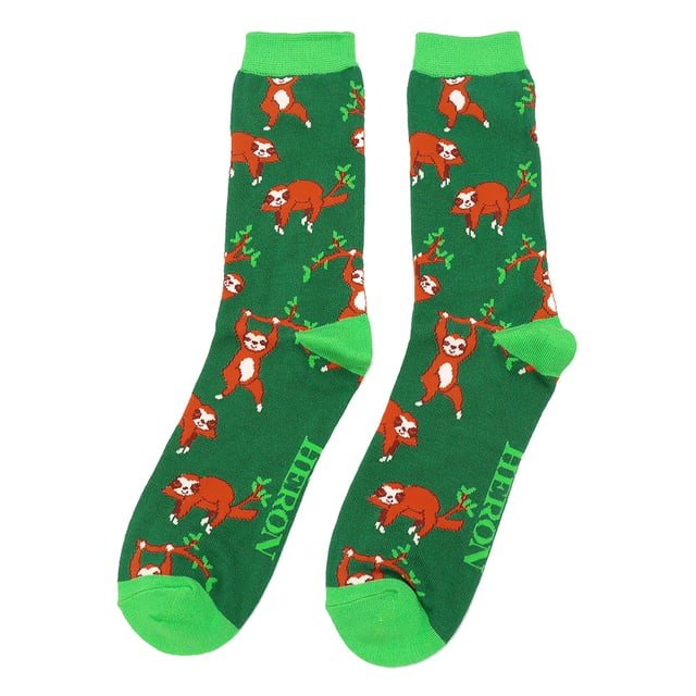 Mr Heron Bamboo Patterned Animal Socks: Miss Sparrow prides their products on the philosophy of making your feet feel fabulous all year round. Whether it's their chic and stylish products, they bring you unique, exciting and fashionable accessories, full of individuality to give you the confidence to be you. If you’re after great bamboo socks with very bright, funky and crazy colours then these bunch of Mr Heron Socks are perfect! With loads of patterns like spots, stripes, zig zags and more! You’ll be sure to find the perfect pair to jazz up your feet!. Their socks will keep your toes warm and make your loved ones smile on special occasions. They would even make a wonderful gift for yourself or a loved one. These socks are breathable, hypoallergenic antibacterial and super soft. There are many patterns available, we’re sure you’ll find something that’ll suit you. These range of socks are made from 54% Bamboo, 22% Cotton, 16% Polyester, 6% Nylon, 2% Elastane. They are men’s size 6-11 UK. Machine washable under 40. Do not dry clean. Do not iron. Do not bleach. Extra Product Details: Men’s Mr Heron Socks Novelty Bamboo Socks A Great Gift Bamboo Rich Fibres 4 Funky Patterns Super Soft & Breathable Hypoallergenic Antibacterial Machine Washable Under 40