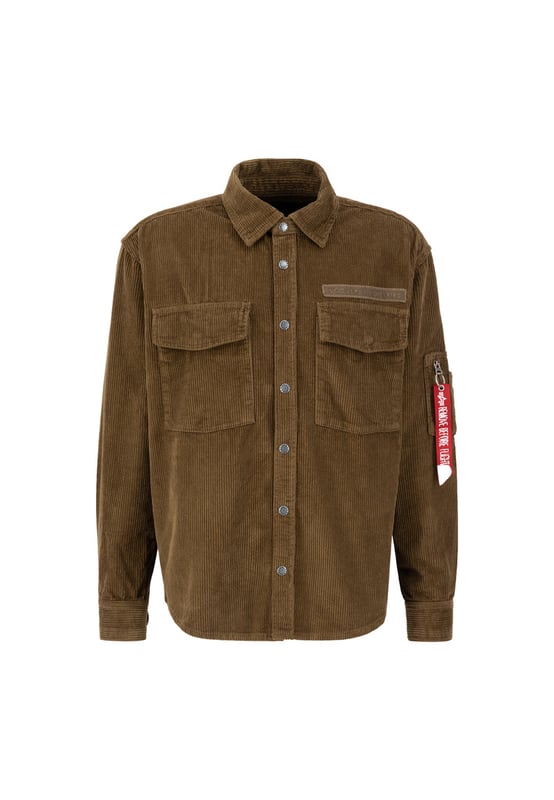 The cord overshirt from ALPHA INDUSTRIES is a must-have for every man. This unlined overshirt in a regular fit is perfect for a casual look. The side pockets and zipper add extra comfort.
