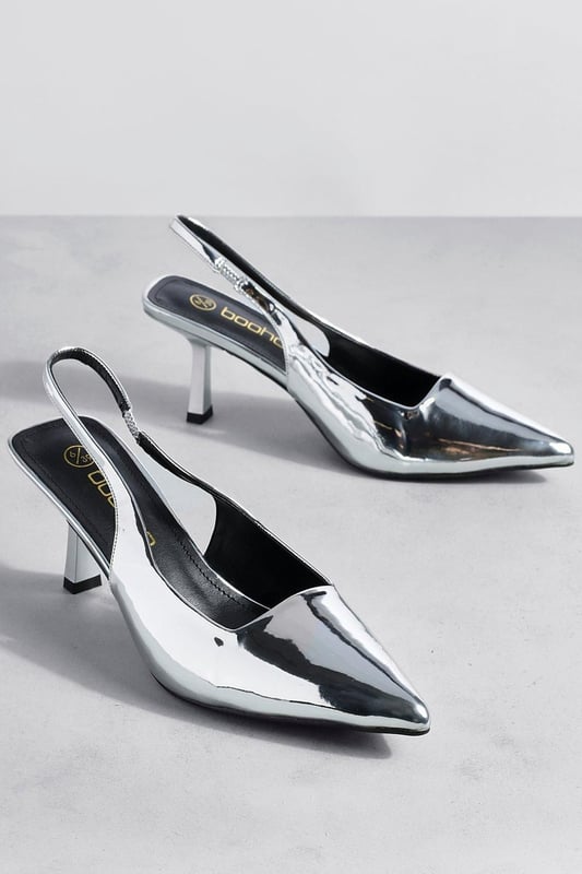 New season update. Our court shoes are back and better than ever before. The ultimate shoe for comfort and style, chic is the word and the look this season. With typically no fastening and a medium heel height, who says you can't strut it out in style while working it out in the office? Team a classic black pointed court shoe with a pencil skirt and crisp white shirt, or try an open back option for something a little different.Style: Court ShoesFabric: PU