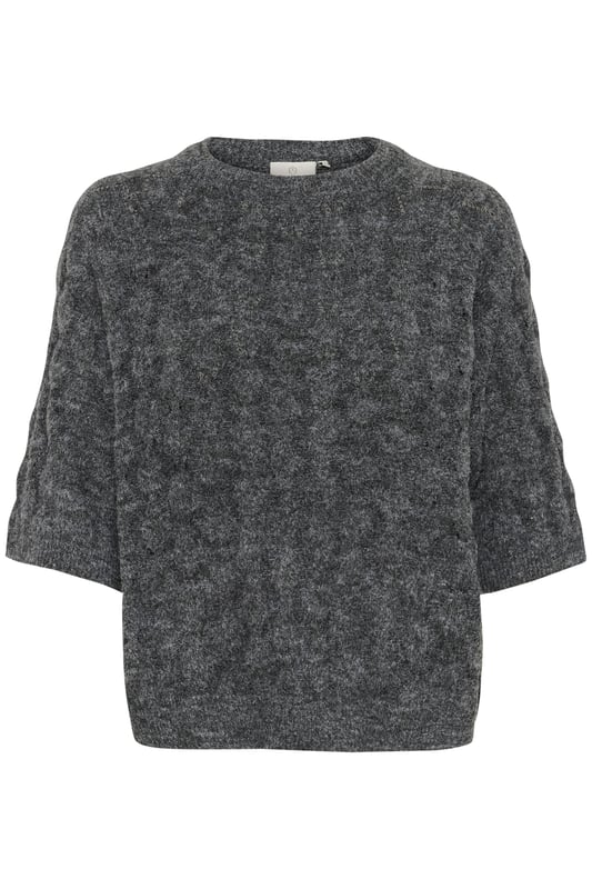 Loose fit,Ellenbogenlänge  Extra schonwäsche 30°, Nicht bleichen, Nicht im Trockner trocknen, Liegend trocken im Schatten, Kalt bügeln max. 110° C, Trockenreinigung  58% Polyester (Recycelt),20% Polyester,13% Polyacryl,6% Wolle,3% Elasthan