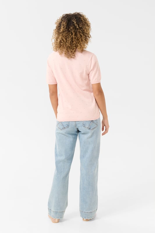 Straight fit,Heup lengte,Korte mouwen  Fijne was 30°, niet bleken, niet in de droger drogen, Liggend laten drogen., koud strijken max. 110° C, Droogreiniging  50% Katoen,50% Acryl