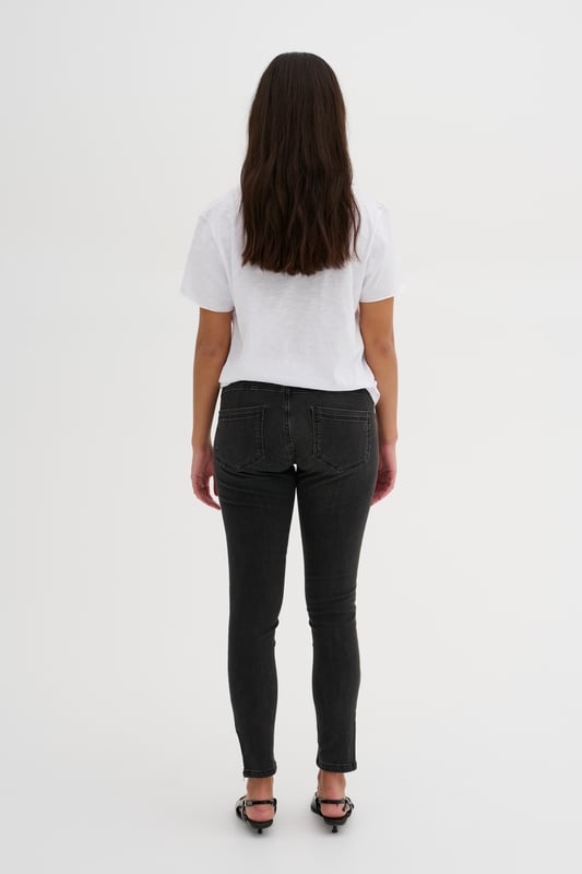 Custom,Slim fit,Halfhoge taille,7/8 lengte,Slim  Fijne was 30°, niet bleken, niet in de droger drogen, koud strijken max. 110° C, Niet droog reinigen  90% Katoen,8% Polyester,2% Elastaan
