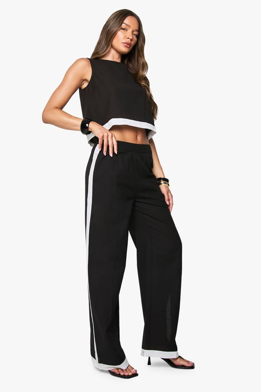 Trousers are a more sophisticated alternative to skinniesTrousers take on a realxed silhouette for the new season, with sports tailoring setting the trends and the wide leg one to watch. Pick printed palazzo pants for a dramatic day time look and tone down with a basic tee, or go for androgynous appeal in tapered man pants and wear with worn-in trainers for a trend-led twist.