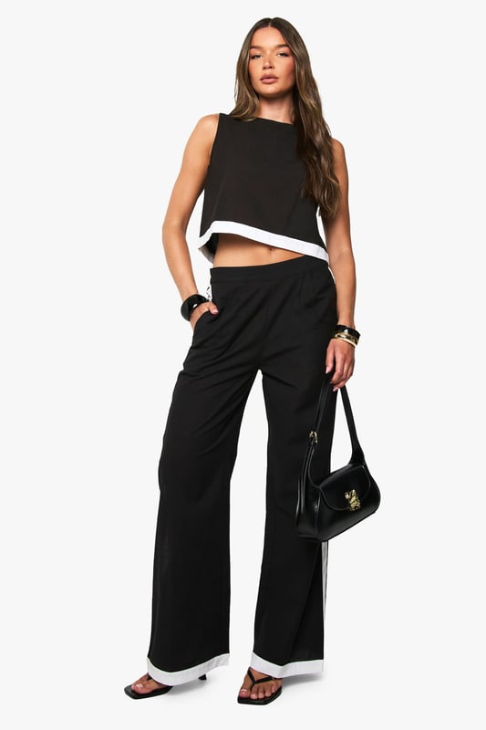 Trousers are a more sophisticated alternative to skinniesTrousers take on a realxed silhouette for the new season, with sports tailoring setting the trends and the wide leg one to watch. Pick printed palazzo pants for a dramatic day time look and tone down with a basic tee, or go for androgynous appeal in tapered man pants and wear with worn-in trainers for a trend-led twist.