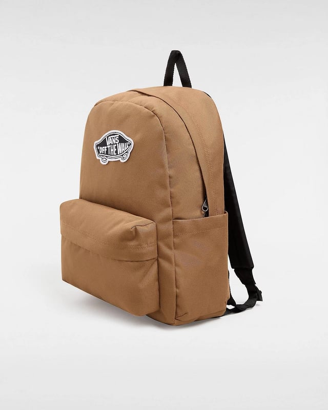 The Old Skool Classic Backpack is a favorite for good reason. This classic backpack features an all-purpose, two pocket design with an organizer in the front, a slip-in interior pocket, laptop sleeve that fits most 15'' laptops, and a side water bottle pocket. The iconic checkerboard pattern and heritage details like the woven logo label bring added branding to this iconic design. Our team has set ambitious sustainability goals. Big or small, all of our efforts add up to positive change. To earn the Checkerboard globe logo, at least 30% of the product must be made up of one or a combination of recycled, renewable, and/or regenerative materials.
Shell: 100% Recycled Polyester fabric
Lining: 100% Recycled Polyester fabric
Large main compartment
Front pocket with organizer
Laptop sleeve that fits most 15" laptops (laptop not included)
Water bottle pocket
Padded shoulder straps
Capacity: 22 Liters
Dimensions: 42,5 x 32,4 x 12,1 cm
Composition: SHELL: 100% POLYESTER, LINING: 100% POLYESTER, Exclusive of decoration