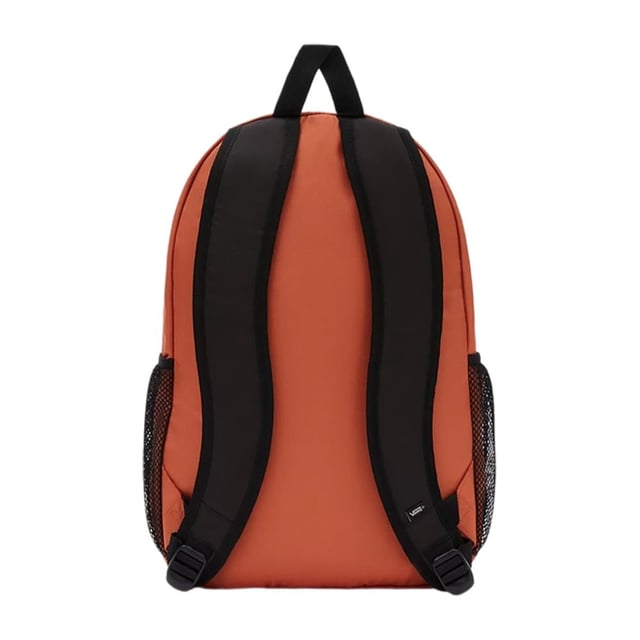 The Vans Alumni Pack 5 Backpack is a versatile and stylish accessory designed for everyday use. Made from durable, water-resistant 100% polyester, this backpack ensures your belongings stay safe and dry.
It features a spacious main compartment with a dedicated laptop sleeve that fits most 15-inch laptops, along with a front organizer pocket for smaller essentials. A side water bottle pocket adds convenience, while padded shoulder straps provide all-day carrying comfort. With its sleek design and Autumn Leaf Orange colorway, this backpack combines practicality and timeless style, perfect for work, school, or travel.
Key Features:
Water-resistant 100% polyester construction.
Laptop compartment fits most 15-inch laptops.
Front organizer pocket and side water bottle pocket.
Padded shoulder straps for comfort.
Dimensions: 42.5 x 32.4 x 12.1 cm.
This backpack is an ideal choice for those seeking a balance of functionality and modern design.