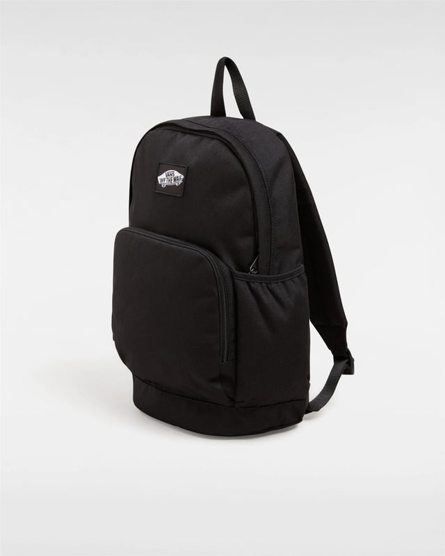 The Vans Midi Backpack combines sleek design with everyday practicality. Crafted from durable 100% polyester, this backpack features a spacious main compartment with an interior media sleeve and a front zip pocket with an organizer to keep your essentials neatly arranged.
Side water bottle pockets add functionality, while the iconic Vans "Off The Wall" logo on the front completes the look. With a 14-liter capacity and compact dimensions of 38 H x 24.8 W x 15 D cm, this backpack is perfect for work, school, or casual outings.
Made with sustainability in mind, at least 30% of its materials are recycled, renewable, or regenerative, reflecting Vans' commitment to positive environmental change.
Key Features:
Spacious main compartment with media sleeve.
Front zip pocket with organiser for quick access.
Side water bottle pockets for convenience.
Durable 100% polyester shell and lining.
Compact and lightweight with a 14L capacity.
Style Code: VN000GFCBLK
This versatile backpack is the perfect blend of functionality, sustainability, and iconic Vans style.