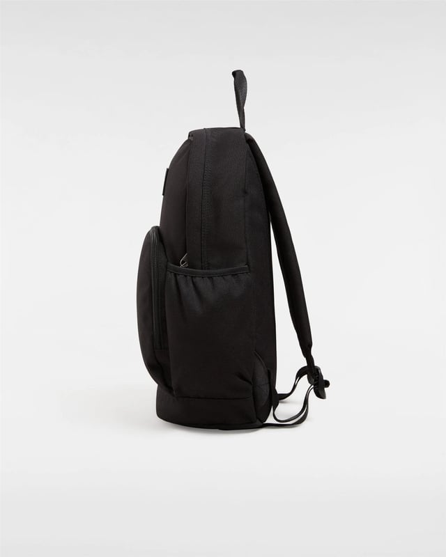 The Vans Midi Backpack combines sleek design with everyday practicality. Crafted from durable 100% polyester, this backpack features a spacious main compartment with an interior media sleeve and a front zip pocket with an organizer to keep your essentials neatly arranged.
Side water bottle pockets add functionality, while the iconic Vans "Off The Wall" logo on the front completes the look. With a 14-liter capacity and compact dimensions of 38 H x 24.8 W x 15 D cm, this backpack is perfect for work, school, or casual outings.
Made with sustainability in mind, at least 30% of its materials are recycled, renewable, or regenerative, reflecting Vans' commitment to positive environmental change.
Key Features:
Spacious main compartment with media sleeve.
Front zip pocket with organiser for quick access.
Side water bottle pockets for convenience.
Durable 100% polyester shell and lining.
Compact and lightweight with a 14L capacity.
Style Code: VN000GFCBLK
This versatile backpack is the perfect blend of functionality, sustainability, and iconic Vans style.
