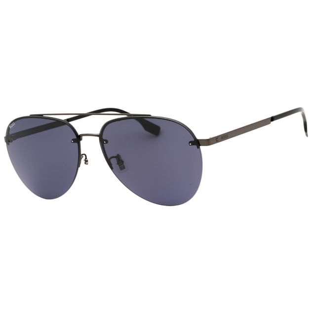 Experience the perfect blend of style and sophistication with the Hugo Boss Dark Ruthenium Black Sunglasses. Designed for men who appreciate luxury, these sunglasses feature a sleek dark ruthenium frame paired with grey lenses that offer excellent protection and a modern look. The BOSS 1537/F/SK 0V81 model combines durability with comfort, making them ideal for everyday wear or special occasions. Elevate your accessory game with these timeless sunglasses that reflect confidence and refined taste. 100% Metal
62X15X145