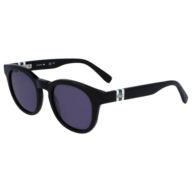 Lacoste Smoke Lensed Black Sunglasses Discover the perfect blend of style and functionality with Lacoste Smoke Lensed Black Sunglasses. Featuring sleek black frames paired with smoke-tinted lenses, these sunglasses offer superior protection against glare while enhancing your visual clarity. Designed for comfort and durability, they are ideal for everyday wear or outdoor adventures. Elevate your look with a timeless accessory that combines Lacoste's signature elegance with practical performance. Whether you're driving, relaxing on the beach, or exploring the city, these sunglasses ensure you stay cool and confident under the sun.49X21X145 100% Plastic