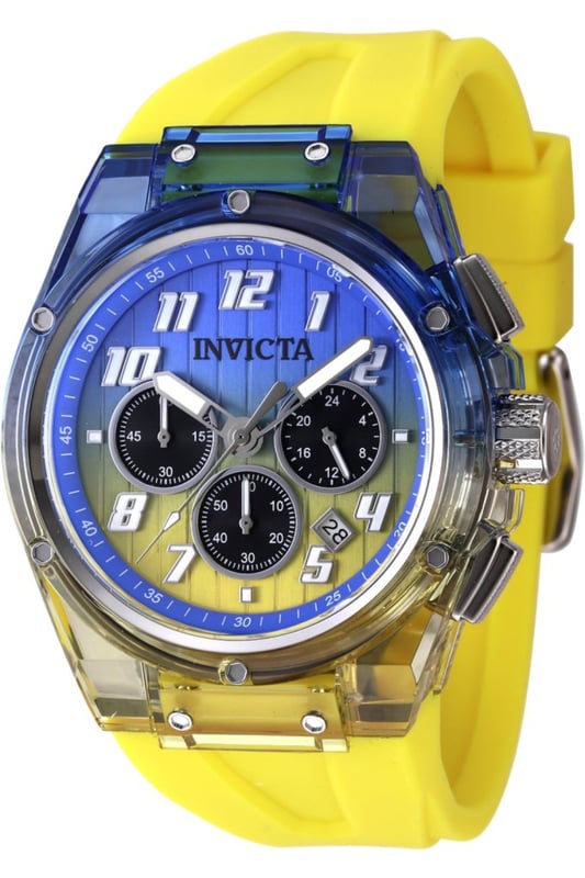 El Invicta 47348 tiene una caja de acero inoxidable de 44 millimetros con una esfera azul.
Esta modelo funciona con un movimiento de Cuarzo preciso.
Resistencia a la presión de aqua de 3 bares.
Este modelo es parte de la colección Invicta S1 Rally.

2 años de garantía Invicta.