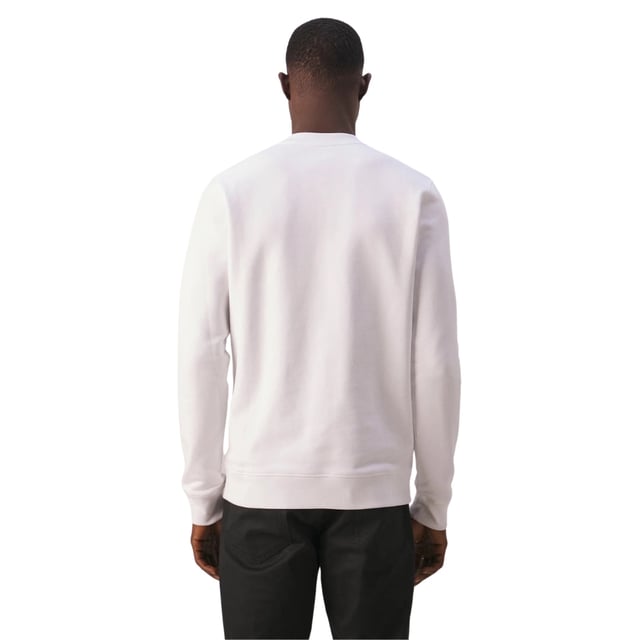 Elevate your wardrobe with the Moschino Double Smiley White Jumper, a perfect blend of playful design and premium comfort. Crafted from soft, high-quality fabric, this jumper features Moschino's iconic double smiley graphic that adds a fun, contemporary edge to your look. Its crisp white color makes it versatile for any casual occasion, while the relaxed fit ensures all-day comfort. Whether paired with jeans or layered under a jacket, this jumper effortlessly combines style and ease, making it a must-have statement piece for those who appreciate bold fashion with a lighthearted twist.1001 WHITE JUMPER MALE, Made in Portugal, 100% Cotton