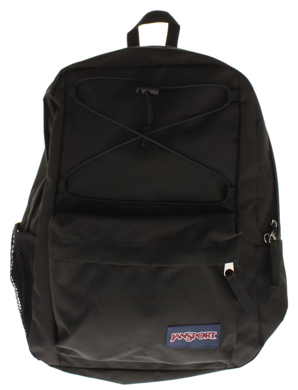 Jansport Laptop Backpack Waterbottle Pocket Flex Pack Zip black Jansport Laptop Backpack Waterbottle Pocket Flex Pack Zip Black. Accessories Bags. Additional Information: 42 X 32 X 14Cm.