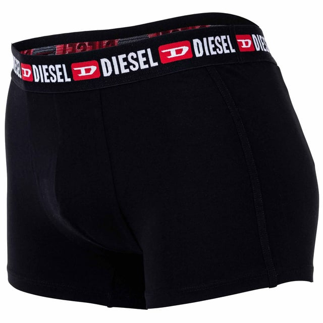 DIESEL Boxershorts im 2er Pack aus elastischer Baumwollmischung. Lässiger Look und sehr hoher Tragekomfort. Mit Logobund und stylischem Kontraststreifen.