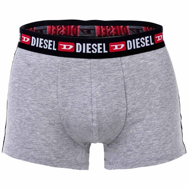 DIESEL Boxershorts im 2er Pack aus elastischer Baumwollmischung. Lässiger Look und sehr hoher Tragekomfort. Mit Logobund und stylischem Kontraststreifen.