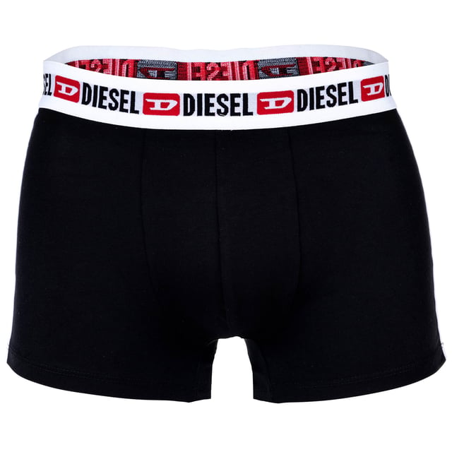 DIESEL Boxershorts im 2er Pack aus elastischer Baumwollmischung. Lässiger Look und sehr hoher Tragekomfort. Mit Logobund und stylischem Kontraststreifen.