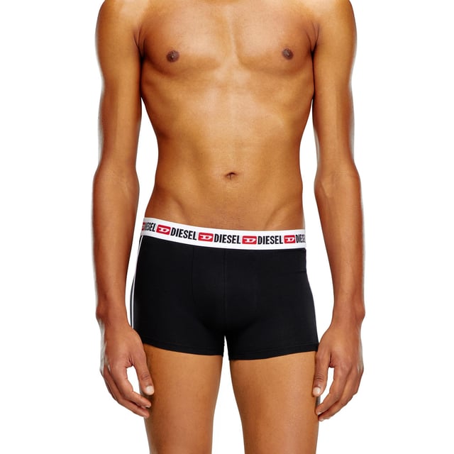 DIESEL Boxershorts im 2er Pack aus elastischer Baumwollmischung. Lässiger Look und sehr hoher Tragekomfort. Mit Logobund und stylischem Kontraststreifen.