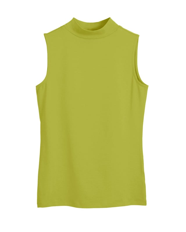 Elevate your basics range; designed with a sleek and fitted silhouette, this sleeveless tee is the perfect foundation of any outfit.