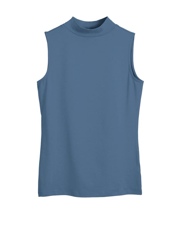 Elevate your basics range; designed with a sleek and fitted silhouette, this sleeveless tee is the perfect foundation of any outfit.