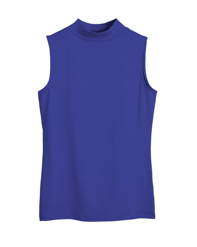 Elevate your basics range; designed with a sleek and fitted silhouette, this sleeveless tee is the perfect foundation of any outfit.