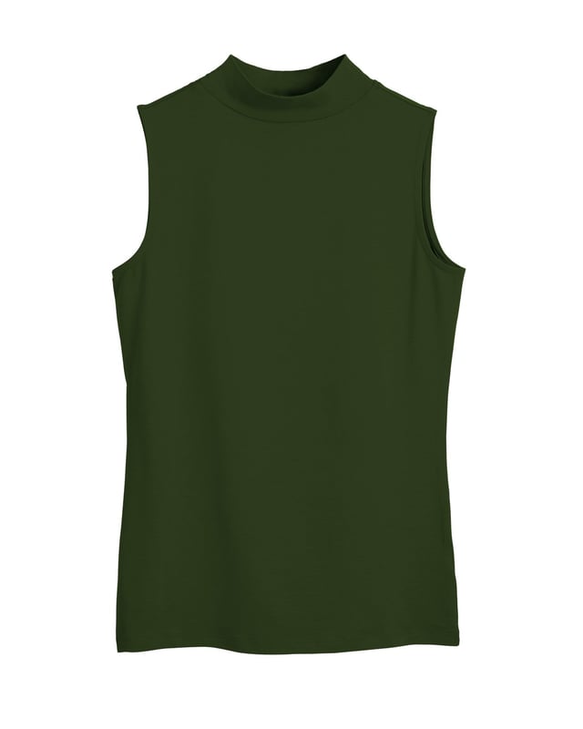 Elevate your basics range; designed with a sleek and fitted silhouette, this sleeveless tee is the perfect foundation of any outfit.