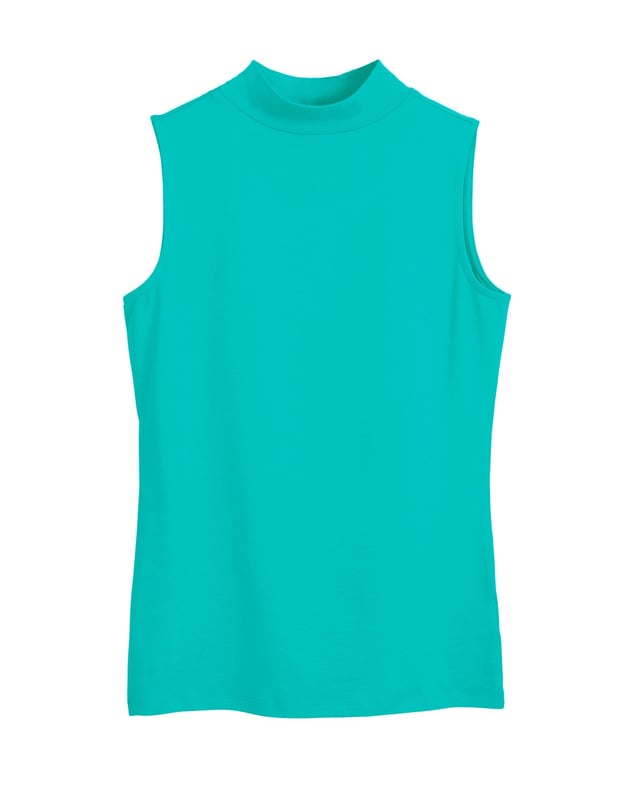 Elevate your basics range; designed with a sleek and fitted silhouette, this sleeveless tee is the perfect foundation of any outfit.