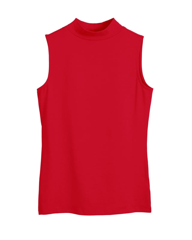 Elevate your basics range; designed with a sleek and fitted silhouette, this sleeveless tee is the perfect foundation of any outfit.