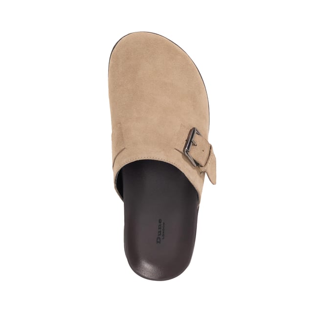 Dune Mens Baldwin - Slip On Clogs A statement of unmatched comfort, endless style and timeless quality our Baldwin clogs are easy-to-wear and comfortable all year round. Designed with a comfortable footbed this wear-with-everything style features buckle detailing.