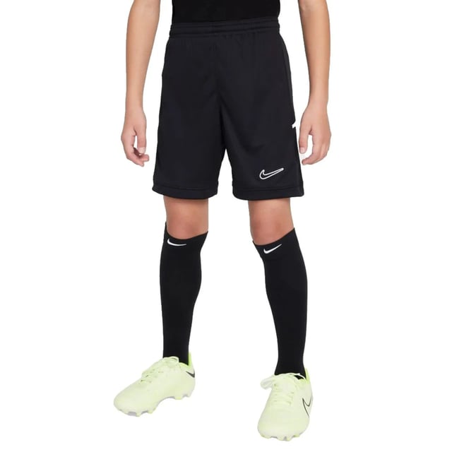 Elevate your game with the Nike Academy 25 Junior Knit Short—a must-have for athletes striving for excellence. Crafted with Nike's advanced Dri-FIT technology, these shorts expertly wick away sweat, ensuring you remain dry and focused on perfecting your skills. The strategically placed mesh side stripes enhance airflow, promising superior comfort even during the most intense matches. Choose from two stylish colours to seamlessly match your team’s kit and bring your A-game every time.Whether you're on the pitch or perfecting your drills, the Nike Academy 25 shorts are designed to push your performance to the next level. Made from 100% polyester, they offer durability and flexibility, key attributes for those who demand quality in every aspect of their training gear. Prepare to reach your peak performance this season and beyond with Nike's unparalleled blend of style, comfort, and functionality.FeaturesNike Dri-FIT technology moves sweat away from your skin for quicker evaporation, helping you stay dry and comfortable.Mesh on the sides lets air flow to help keep you cool.100% POLYESTERFZ9784 010