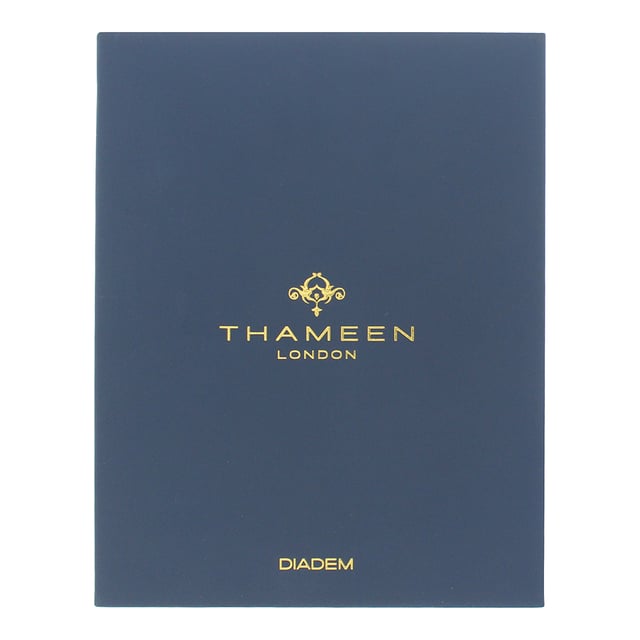 Thameen Diadem Extrait de Parfum 50ml Diadem, launched in 2018, is an Amber fragrance for both men and women by Thameen. Perfect for Fall and Winter, this fragrance can be worn both day and night. Top notes of this fragrance are Olibanum, Lavender and Cardamom. Middle notes of this fragrance are Rose and Saffron with base notes of Patchouli, Amber and Vanilla.