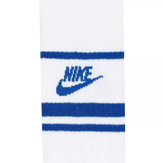 These Nike Men's DX5089 Crew Socks offer versatile comfort for every occasion—whether it’s business, casual, formal, or workwear. Crafted from a breathable blend of 97% polyester and 3% elastane, they’re machine washable and designed for all-season wear. The mid-calf length and Nike's signature Dri-FIT technology ensure all-day comfort and moisture control. Available in packs of 3 or 6 pairs, these socks are an ideal everyday essential for men seeking both style and performance.