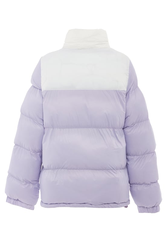 Nu komt kleur in het spel. De gewatteerde pufferjassen van myMo ATHLSR zorgen met hun tweekleurige look voor een winterhighlight. Uitgerust met een capuchon, zijzakken met ritssluiting, verstelbare manchetten en een elastisch trekkoord in de zoom, kan het trendy ontwerp je op een ontspannen manier beschermen tegen lage temperaturen. Het synthetische vulmateriaal isoleert – ook zonder toevoeging van dierlijke producten.  Jas