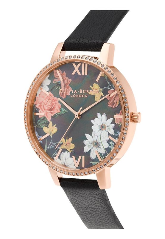 Olivia Burton OB16BF31 - Damenuhr Quarz aus Edelstahl• Material: Edelstahl• Glas: Mineral• Armband: Kunstleder• Farbe: Silber• Wasserbeständigkeit: 10 m (1 ATM)• Gehäusegröße: 38 mm