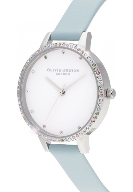 Olivia Burton OB16RB19 - Herrenuhr Quarz aus Edelstahl• Material: Edelstahl• Glas: Mineral• Armband: Kunstleder• Farbe: Gold• Wasserbeständigkeit: 10 m (1 ATM)• Gehäusegröße: 34 mm