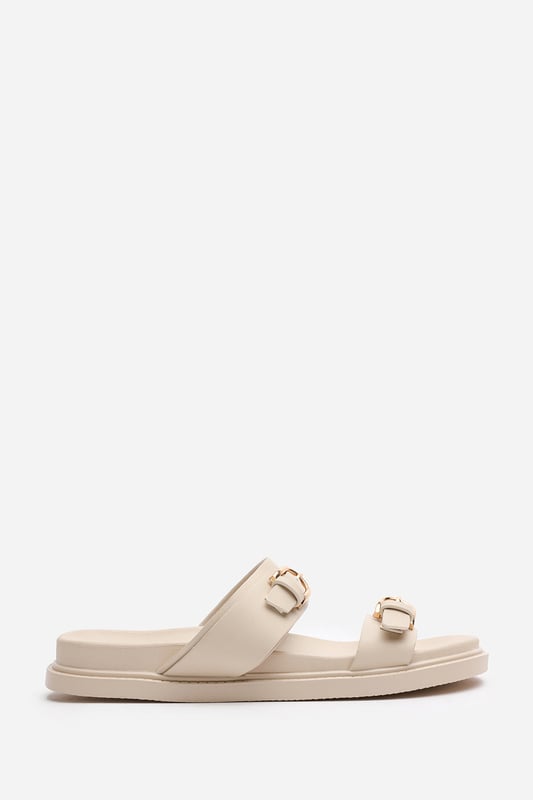 Wheres That From Womens 'Abril' Flatform Sandal With Double Buckle Strap Details Step into effortless style and comfort with these Abril Flatform Sandal with Double Buckle Strap Details. Designed for both casual and formal occasions, these sandals are the perfect addition to elevate your wardrobe, Perfect for those who love a blend of elegance and functionality. These elegant strappy heeled sandals are the perfect blend of sophistication and comfort. Key Features: • Durable Construction: Crafted with premium materials to withstand daily wear and tear. Sturdy sole with reinforced stitching for long-lasting quality. Scratch-resistant leather straps to maintain the look over time. • Chic Design: Sleek black finish with sophisticated metal buckle details. Strappy silhouette adds a modern and fashionable edge. Elevated platform sole for a subtle height boost. • Comfortable Fit: Soft cushioned insole ensures all-day comfort. Adjustable straps allow for a custom, secure fit. Lightweight design prevents fatigue during extended wear. Specifications: • Material: High-quality synthetic leather; • Closure Type: Slip on; Elevate your footwear collection with these Abril Flatform Sandal with Double Buckle Strap Details. Combining chic design, durable construction, and superior comfort, they are perfect for making a statement wherever you go!