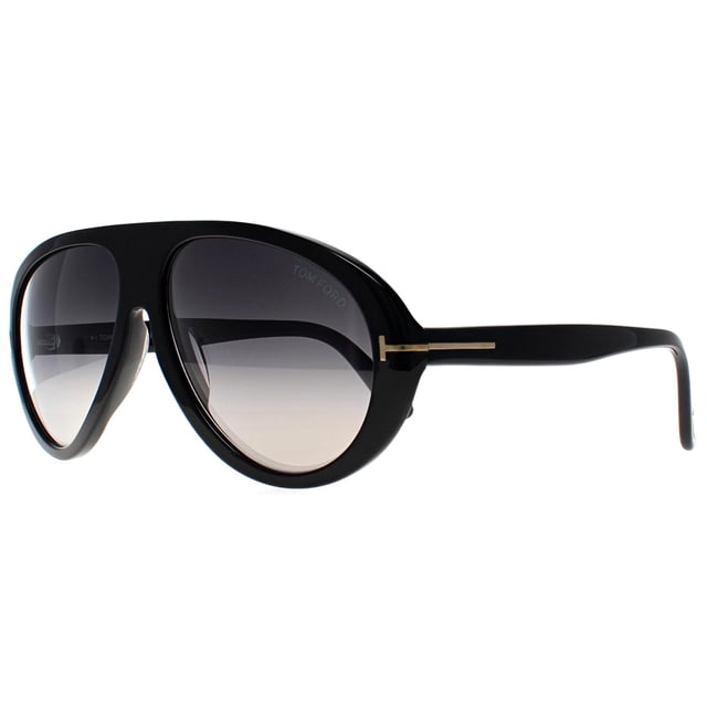 Tom Ford Aviator Mens Shiny Black Gradient Smoke Camillo FT0988 Tom Ford Aviator Mens Shiny Black Gradient Smoke Camillo FT0988 Sunglasses bring an effortlessly chic vibe to your wardrobe. With their bold frame and sleek design, these sunglasses combine style with practicality, ensuring you look fabulous while shielding your eyes from the sun.