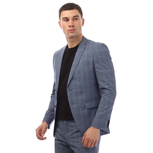 Men's Boss Reymond/Wenten Suit. Men's suit that includes jacket and pants from the creative team of Hugo Boss and the BOSS collection. The mini piqué fabric has a texture that creates an elegant pattern. The extra slim fit of the jacket and the pants follow the line of the body and shows it off. An all time classic suit, with modern aesthetics, that will complete your formal appearance. Material: 100% Virgin Wool. Ref: 50454432497.