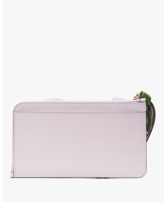Here's A Place To Stash Concert Tickets, Photographs, Secret Love Notes...Oh, And Credit Cards Of Course.,  Flora Medium L-Zip Wristlet,  Length: 20.00 Cm,  Width: 1.50 Cm,  Height: 11.50 Cm