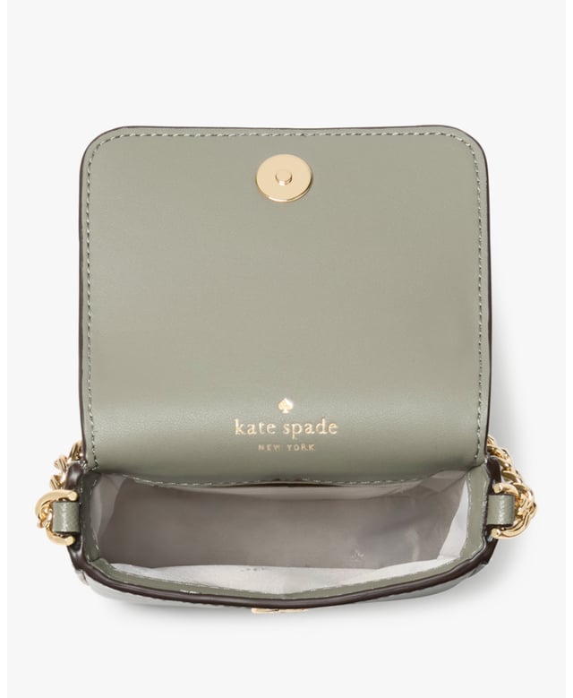 Our Crossbodies Are Perfect If You Want To Carry Your Important Things Without All The Bulk. Plus, Your Hands Are Free To Keep Up With All Your Group Texts And Grip That Vanilla Latte., Madison Saffiano Leather North South Flap Phone Crossbody, Fits Largest Iphone, 2 Cc Slots,  Length: 2.50 Cm,  Width: 10.00 Cm,  Height: 17.70 Cm
