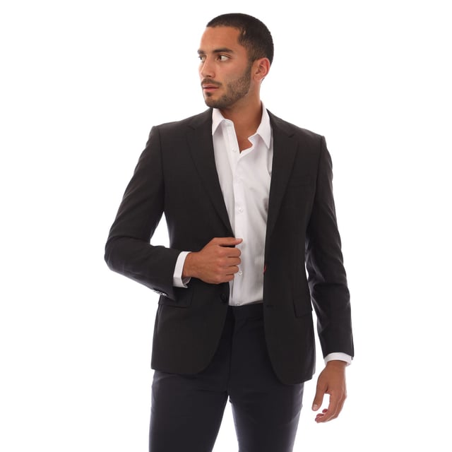 Men's Hugo Boss Henry204X Blazer Jacket.- Lapel collar.- Button closure.- Kissing four-button cuffs.- Inside pockets.- Fully lined.- Slim fit.- 60% Virgin Wool, 38% Polyester, 2% Elastane. Ref: 50440935010.