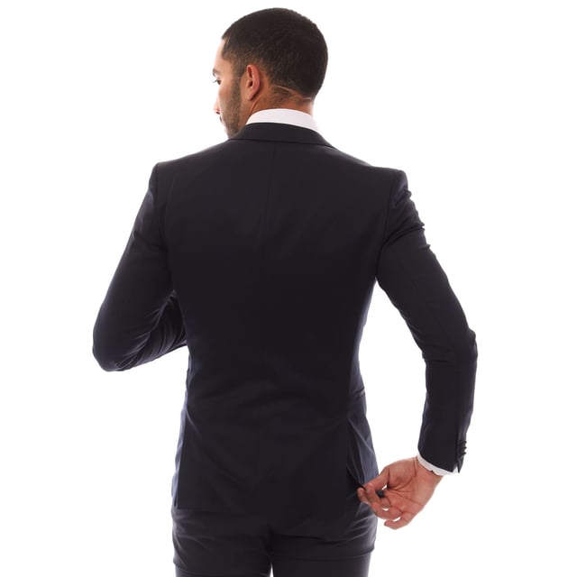 Men's Hugo Boss AlinzS Blazer Jacket.- Notch lapels.- Buttoned cuffs.- Button front.- Chest welt pocket.- Waist welt pockets.- Fully lined.- Slim fit.- 100% Virgin Wool. Ref: 50402484401.